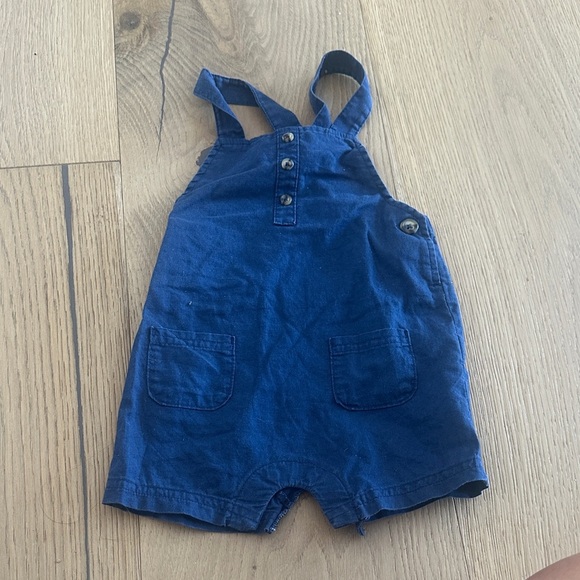 Carter's Dark Blue Kids Overalls linen 9m baby - Picture 1 of 5
